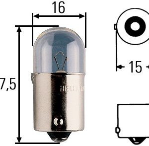 Λάμπα 24V 5W Ba15s