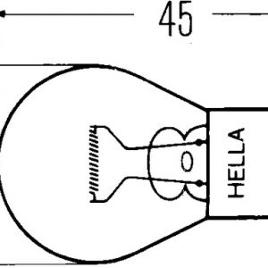 Λάμπα 24V 21W BA15s