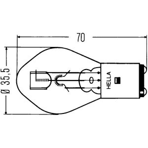 Λάμπα S2 12V 45/40W X.NT.